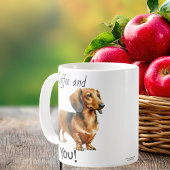 Kaffee und du! Dachshund Niedlich Kaffeetasse