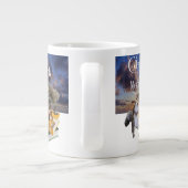 Kaffee und Eichhörnchen - Funny Eichhörnchen Lover Jumbo-Tasse (Rückseite)