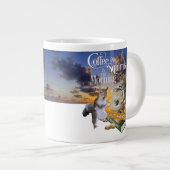 Kaffee und Eichhörnchen - Funny Eichhörnchen Lover Jumbo-Tasse (Vorderseite Rechts)