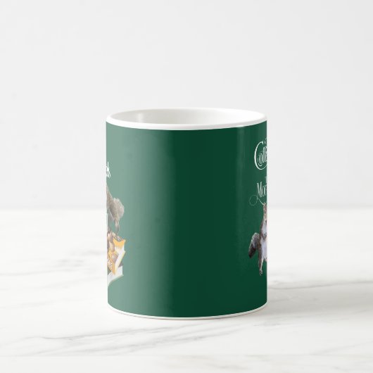 Kaffee und Eichhörnchen - Funny Eichhörnchen Lover Kaffeetasse (Mittel)