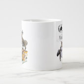 Kaffee und Eichhörnchen - Funny Squirrel Lover Jumbo-Tasse (Vorderseite)