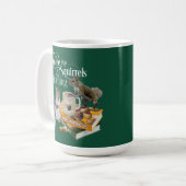Kaffee und Eichhörnchen - Funny Squirrel Lover Kaf Kaffeetasse (Vorderseite Links)