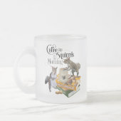 Kaffee und Eichhörnchen - Funny Squirrel Lover Mattglastasse (Links)