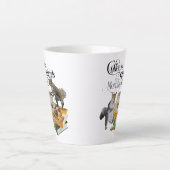 Kaffee und Eichhörnchen - Funny Squirrel Lover Milchtasse (Vorderseite)