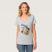 Kaffee und Eichhörnchen - Funny Squirrel Lover T-Shirt (Vorderseite Vollansicht)