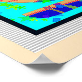 Kaffee und Eier Art Poster (Ecke)