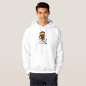 Kaffee und ein Kreuzworträtsel Hoodie (Vorne ganz)