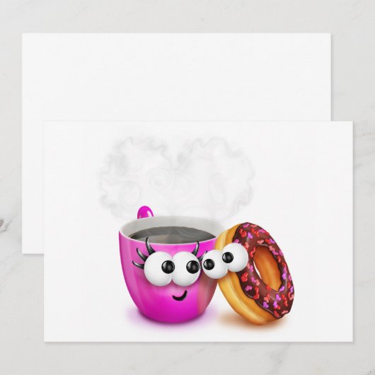 Kaffee und eine Einladung (Vorne/Hinten)