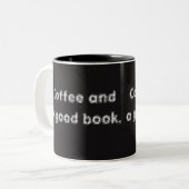 Kaffee und eine gute Tasse für das Buchangebot (Vorderseite Links)