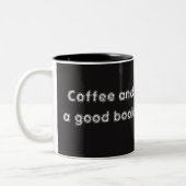 Kaffee und eine gute Tasse für das Buchangebot (Links)