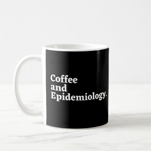 Kaffee und Epidemiologie Kaffeetasse (Links)