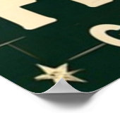 Kaffee und Fischen zusammen Poster (Ecke)