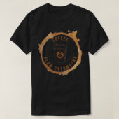Kaffee- und Flow-Zytometrie mit Kaffeering T-Shirt (Design vorne)