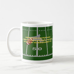 Kaffee und Football in Massachusetts  Kaffeetasse