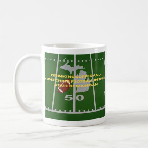Kaffee und Football in Michigan  Kaffeetasse
