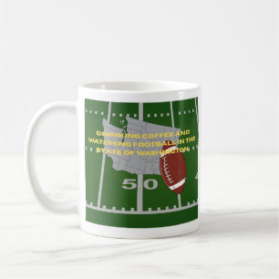 Kaffee und Football in Washington  Kaffeetasse