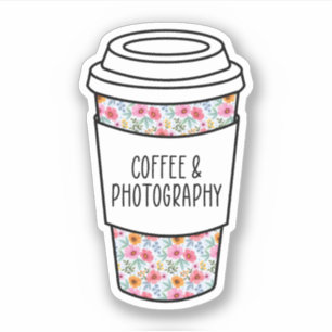 Kaffee und Fotografie, Gefallen-Fotograf Aufkleber