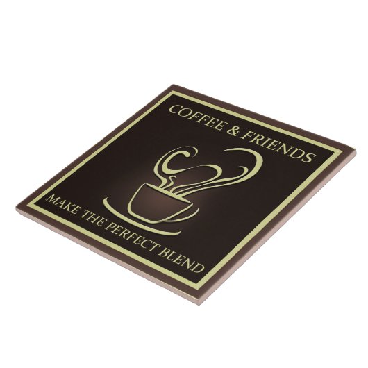 Kaffee und Freunde Fliese (Seite)