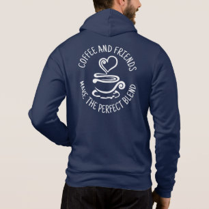 Kaffee und Freunde, machen Sie den perfekten Mix Hoodie