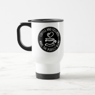 Kaffee und Freunde, machen Sie den perfekten Mix Reisebecher