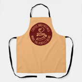 Kaffee und Freunde, machen Sie den perfekten Mix Schürze (Vorderseite)