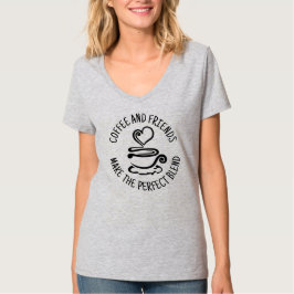 Kaffee und Freunde, machen Sie den perfekten Mix T-Shirt
