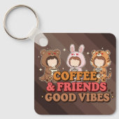 Kaffee und Freunde Schlüsselanhänger (Vorderseite)
