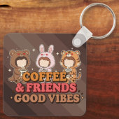 Kaffee und Freunde Schlüsselanhänger (Rückseite)
