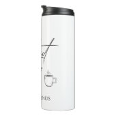 Kaffee und Freunde Thermosbecher (Nach rechts gedreht)