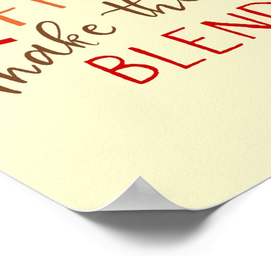 Kaffee und Freunde Zitat in Bistro Art Typografy Poster (Ecke)