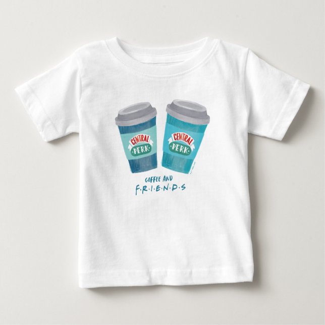 Kaffee und FRIENDS™ Baby T-shirt (Vorderseite)