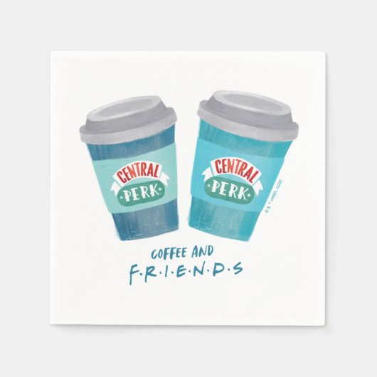 Kaffee und FRIENDS™ Serviette (Vorderseite)