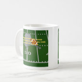 Kaffee und Fußball in Alaska Kaffeetasse (Vorderseite Links)
