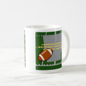 Kaffee und Fußball in Arkansas Kaffeetasse (VorderseiteRechts)