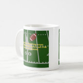 Kaffee und Fußball in Idaho Kaffeetasse (Vorderseite Links)