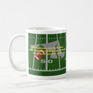 Kaffee und Fußball in Maryland  Kaffeetasse
