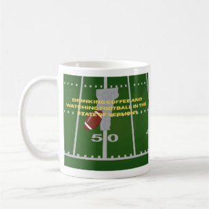 Kaffee und Fußball in Vermont Kaffeetasse