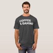 Kaffee und Gaming Vintag T-Shirt (Vorne ganz)
