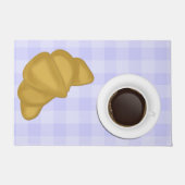 Kaffee und Gebäck Fußmatte (Vorderseite)