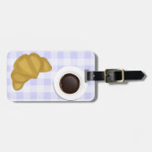 Kaffee und Gebäck Gepäckanhänger (Vorderseite horizontal)