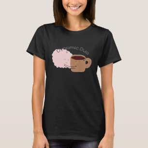 Kaffee und Gehirn sind das dynamische Duo! T-Shirt