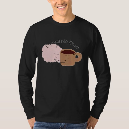 Kaffee und Gehirn sind das dynamische Duo! T-Shirt (Vorderseite)