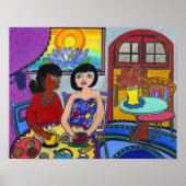 Kaffee und Gespräche Poster (Vorne)