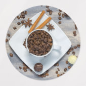 Kaffee und Gewürze Etiketten (Design 2)
