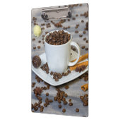 Kaffee und Gewürze Klemmbrett (Links)