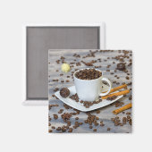 Kaffee und Gewürze Magnet (Vorderseite/Rückseite)