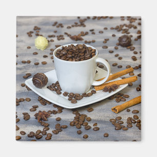 Kaffee und Gewürze Magnet
