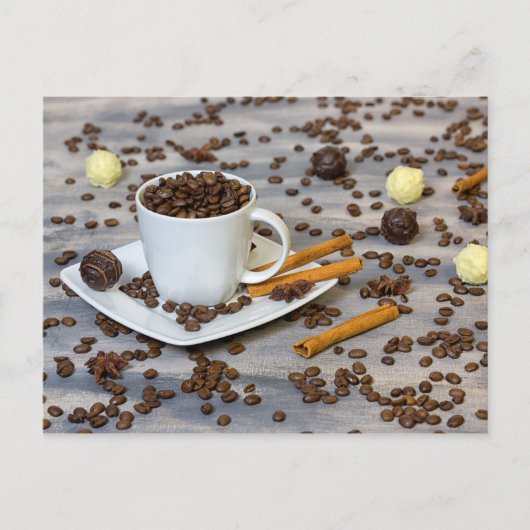 Kaffee und Gewürze Postkarte (Vorderseite)