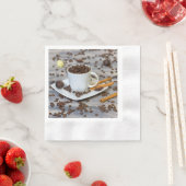 Kaffee und Gewürze Serviette (Beispiel)