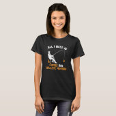 Kaffee und Glasaugenbarsch-Jagd-Haken Köder Glasau T-Shirt (Vorne ganz)
